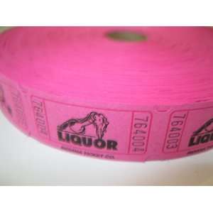  2000 Liquor Hot Pink Single Roll Consecutively Numbered 