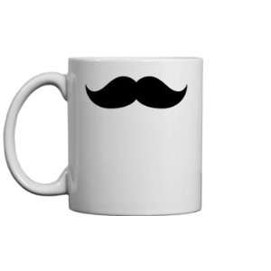  Mustache Mug Custom 11oz Ceramic Coffee Mug