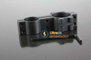 Flashlight Laser Scope Mount Ring 18x25mm + Hex Wrench  