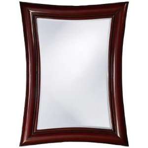  Deep Bordeaux Red Finish Cinched Square 45 High Wall 