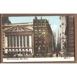  Postcard Stock Exchange New York City 1 