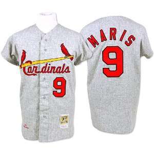 St. Louis Cardinals Authentic 1967 Roger Maris Road Jersey by Mitchell 
