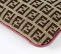 Auth Fendi Fover monogrammed Pink chain bag mini Pouch  