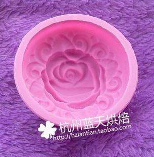Silicone ROSE Soap Candle Chocolate Cake Mold Mould 04  