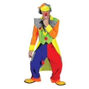  Funny Fashion FF60631 L Mens Spanky Stripes Clown Costume 