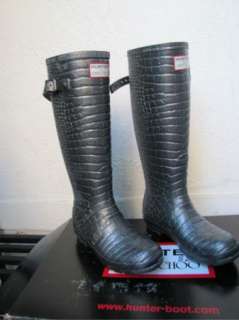 Jimmy Choo rain boots SHOES HUNTER RUBBER silver 5 35 / 36  