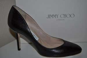 NIB Jimmy Choo Gilbert Kid Leather Brown Pump Heel Shoes Sz 36 / 6 