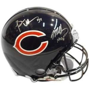 Brian Urlacher and Mike Singletary Chicago Bears Autographed Authentic 