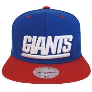  New York Giants Mitchell & Ness Logo Snapback Cap Hat 
