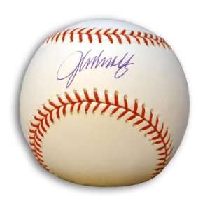  John Smoltz Baseball   Autographed Baseballs Sports 