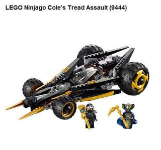   Ninjago 9444 Coles Tread Assault 286pcs w/ Cole ZX, Skales NEW in Box