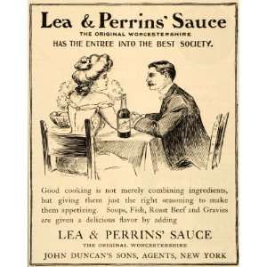   Sauce Worcestershire John Duncan   Original Print Ad