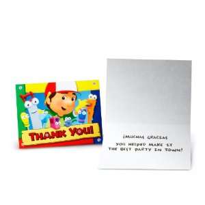   Party By Hallmark Disney Handy Manny Thank You Notes 