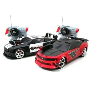  Jada Toys Mustang vs. Camaro 2 Pack R/C Laser Tag Vehicle 