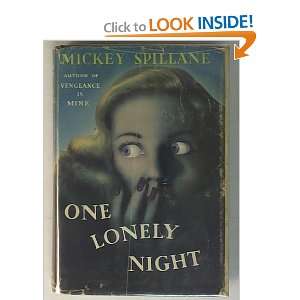  One lonely night Mickey SPILLANE Books
