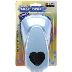  Clever Lever Super Jumbo Craft Punch Scallop Heart 