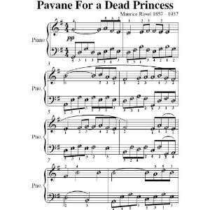   for a Dead Princess Ravel Easy Piano Sheet Music: Maurice Ravel: Books
