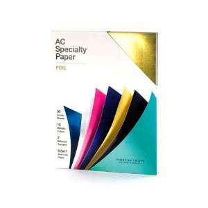  American Crafts 8 1/2 Inch by 11 Inch Foil Specialty 