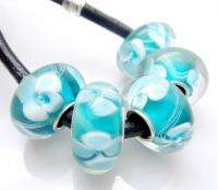 Pieces Single Core Glass Beads fit European Charm Bracelet 5V38 
