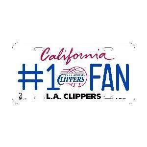  Los Angeles Clippers #1 Fan Metal License Plate *SALE 