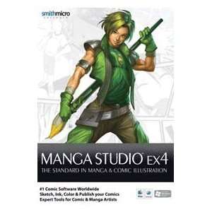 SMITH MICRO, SMIT Manga Studio EX 4.0 M/W CD MSEC40BX2ED 