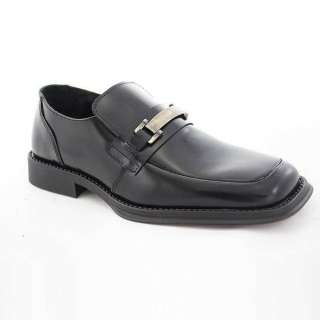   Cole Mens Reactions Simple Comfort Black Leather Loafer Shoes  