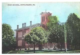 Pennsylvania, PA, Mifflinburg, High School Postcard  