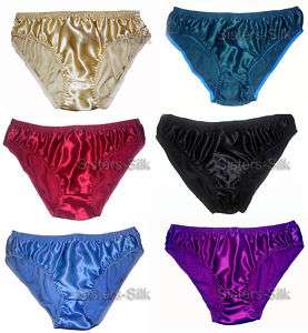 Mens 100% Silk Briefs/Underwear M~3XL #SU211 ◆Free p&p  