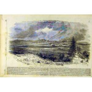   1855 Camp Aldershot Military Farnborough Soldier Print