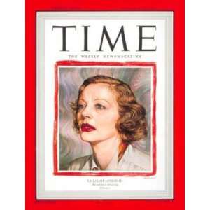  Tallulah Bankhead / TIME Cover November 22, 1948, Art 