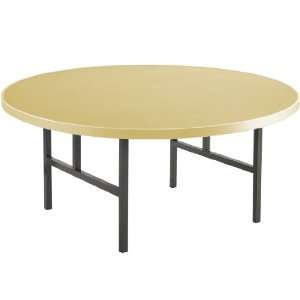   72 Round Alulite Banquet Table with Powder Coat Top and Folding Legs