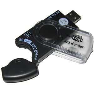  USB2.0 All in One Card Reader SDHC, SD, MS, MicroSD, SIM Card 