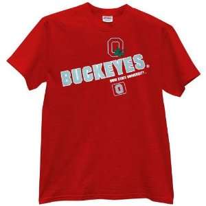 Ohio State Buckeyes Red Extra Point T shirt  Sports 