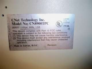 CNET CN8900TPC 12 Port Rack Mountable Hub 8900TPC Parts  