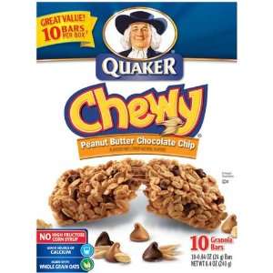  Quaker Chewy Granola Bars Peanut Butter Chocolate Chip 