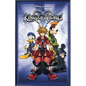  Kingdom Hearts Lamina Framed Poster Print, 22x34