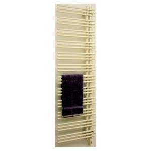   by 23 Inch W Towel Radiator Direct Connect Electric Right Hand, Almond