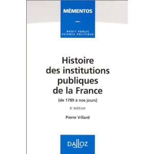   France (de 1789 à nos jours) (9782247022168) Pierre Villard Books