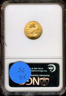 2006 NGC MS 70 FIRST STRIKE TENTH OZ. GOLD EAGLE FIVE DOLLAR COIN G$5 