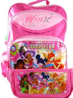 NEW BTS Winx Club compose backpack school Bag & pencil box free 