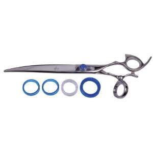  Shark Fin Stainless Steel Silver Line Swivel Pet Curved Shears 