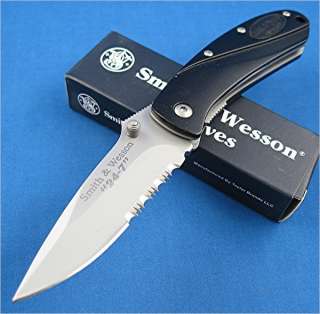 Smith & Wesson SWAT 24 7 Serrated Linerlock Knife NEW  
