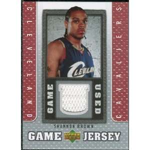   /08 Upper Deck UD Game Jersey #SB Shannon Brown: Sports Collectibles