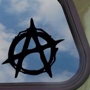  Christian Anarchy Symbol Black Decal Truck Window Sticker 