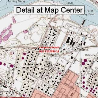  USGS Topographic Quadrangle Map   Corpus Christi, Texas 