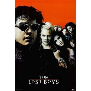 The Lost Boys Movie (Group, Corey Haim) Gold Wood Mounted 