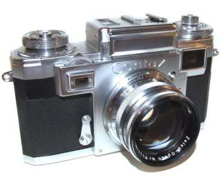 Zeiss Ikon Contax IIIa Black Dial 35mm Film Camera Sonnar 11.5 f50mm 