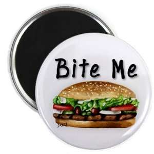  Creative Clam Bite Me Art Whopper Painting Funny 2.25 Inch 