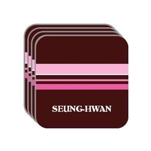  Personal Name Gift   SEUNG HWAN Set of 4 Mini Mousepad 