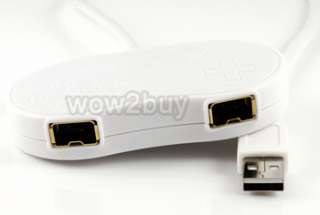 NEW Design USB Dual 2 Wii Classic Convert Controller Adapter for PC 